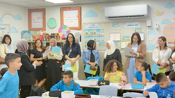 اختيار مدرسة المستقبل على مستوى الدولة من بين مدارس عربية ويهودية ضمن مشروع ייסודי עכשווי
